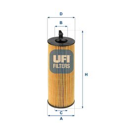 Olejový filter UFI 25.084.00