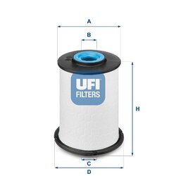 Palivový filter UFI 26.033.00