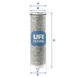 Vzduchový filter UFI 27.432.00