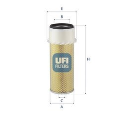 Vzduchový filter UFI 27.437.00