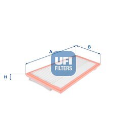 Vzduchový filter UFI 30.463.00