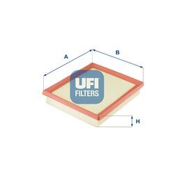 Vzduchový filter UFI 30.625.00