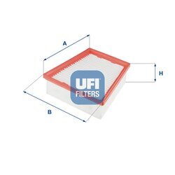 Vzduchový filter UFI 30.687.00