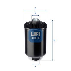 Palivový filter UFI 31.741.00