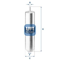 Palivový filter UFI 31.926.01