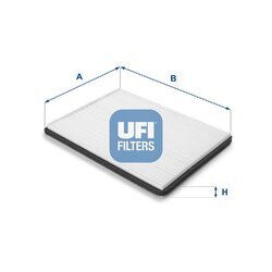 Filter vnútorného priestoru UFI 53.222.00