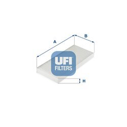Filter vnútorného priestoru UFI 53.328.00