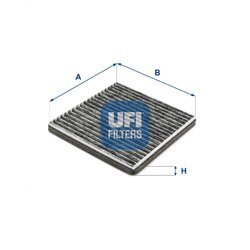 Filter vnútorného priestoru UFI 54.253.00
