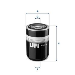 Palivový filter UFI 24.143.00