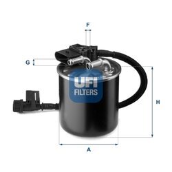 Palivový filter UFI 24.149.00