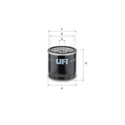 Palivový filter UFI 24.297.00