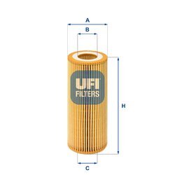 Olejový filter UFI 25.048.00