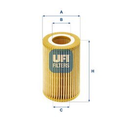 Olejový filter UFI 25.074.00