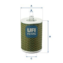 Olejový filter UFI 25.505.00