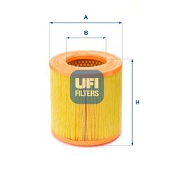 Vzduchový filter UFI 27.676.00