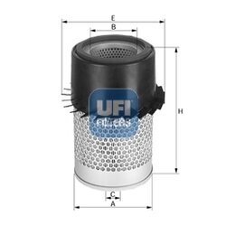Vzduchový filter UFI 27.B28.00
