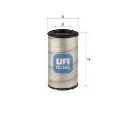 Vzduchový filter UFI 27.F31.00