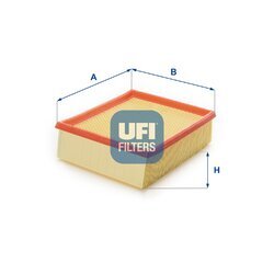 Vzduchový filter UFI 30.116.00