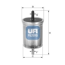 Palivový filter UFI 31.513.00