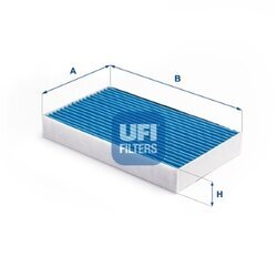 Filter vnútorného priestoru UFI 34.217.00