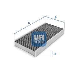 Filter vnútorného priestoru UFI 54.142.00