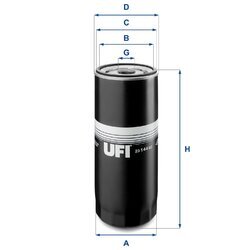 Olejový filter UFI 23.144.00