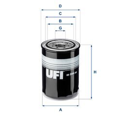 Olejový filter UFI 23.244.00