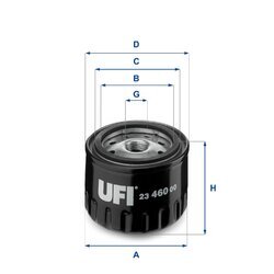Olejový filter UFI 23.460.00