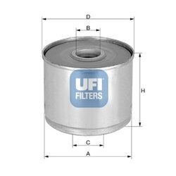 Palivový filter UFI 24.369.00