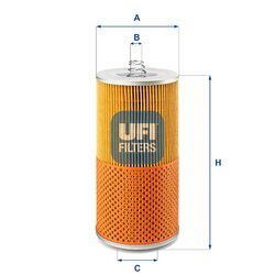 Olejový filter UFI 25.423.01