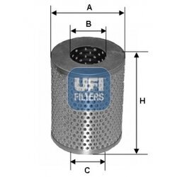 Palivový filter UFI 26.602.00