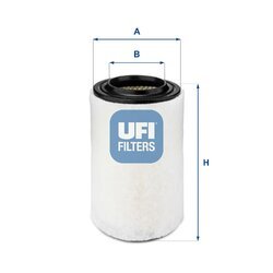 Vzduchový filter UFI 27.629.00