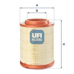 Vzduchový filter UFI 27.F17.00