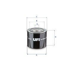 Filter chladiva UFI 29.002.00
