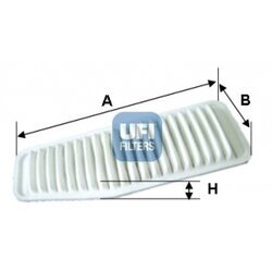 Vzduchový filter UFI 30.338.00