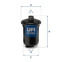 Palivový filter UFI 31.712.00