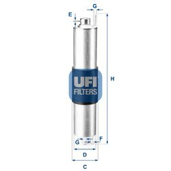 Palivový filter UFI 31.847.00