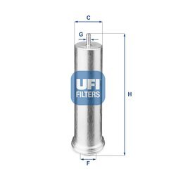 Palivový filter UFI 31.851.00