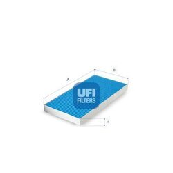 Filter vnútorného priestoru UFI 34.100.00