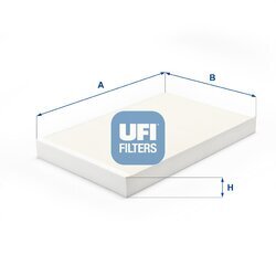 Filter vnútorného priestoru UFI 53.011.00