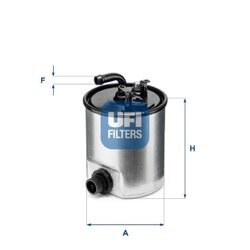 Palivový filter UFI 24.007.00