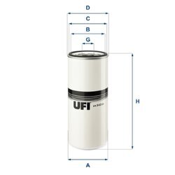 Palivový filter UFI 24.342.00