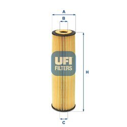 Olejový filter UFI 25.050.00