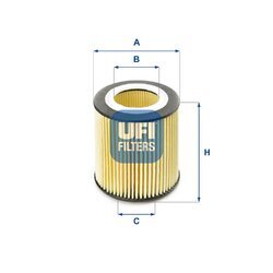 Olejový filter UFI 25.058.00