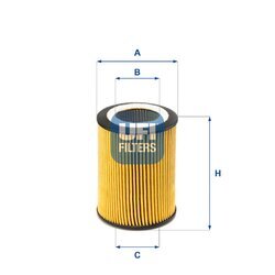 Olejový filter UFI 25.071.00