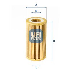 Olejový filter UFI 25.180.00