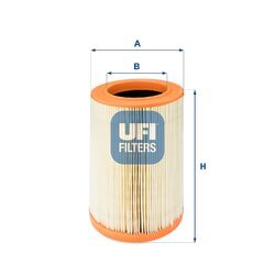 Vzduchový filter UFI 27.688.00