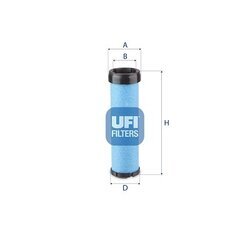 Filter sekundárneho vzduchu UFI 27.A31.00
