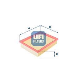 Vzduchový filter UFI 30.098.00