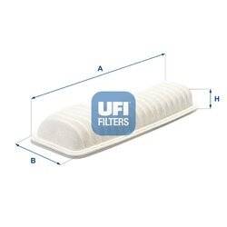 Vzduchový filter UFI 30.288.00